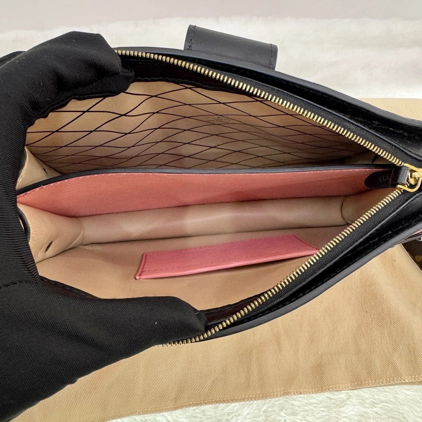 Louis Vuitton Pink Epi Trunk Clutch For Women