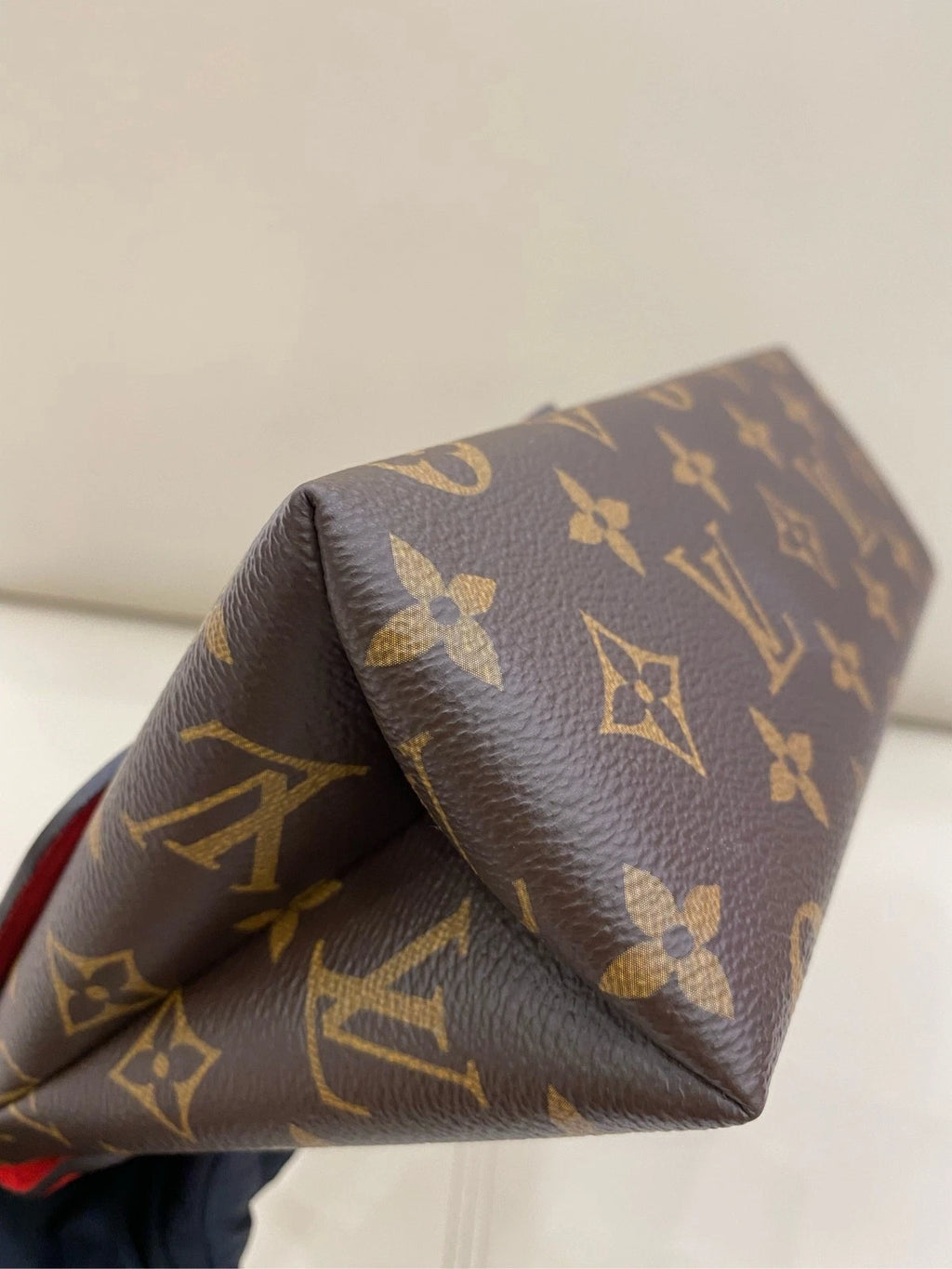 Louis Vuitton Locky BB Monogram Canvas Red Shoulder Bag For Women
