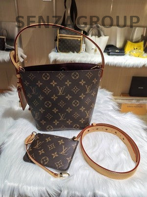 Louis Vuitton All In BB Bucket Bag Women's Golden Brown Classic Crossbody