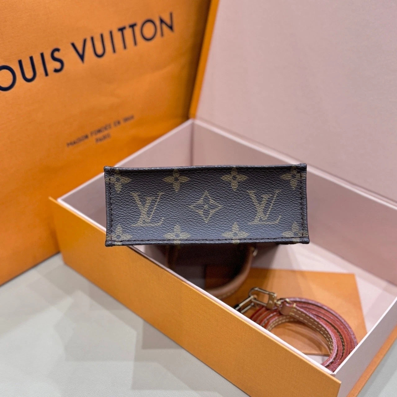 Louis Vuitton Canvas Mini Tote Bag For Women