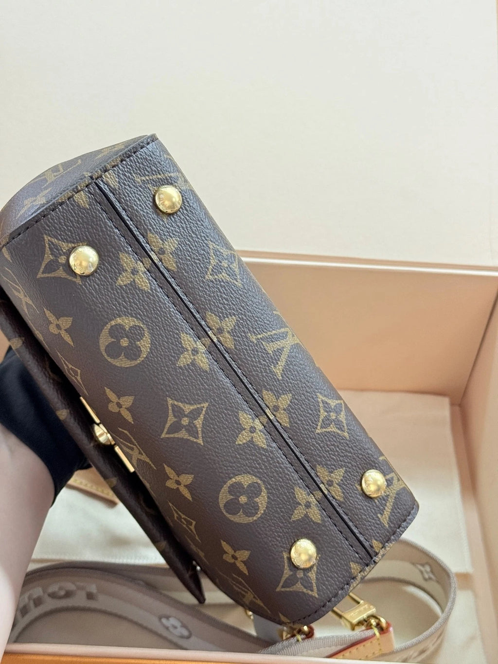 Louis Vuitton Mini Cluny Monogram Canvas Shoulder Bag For Women