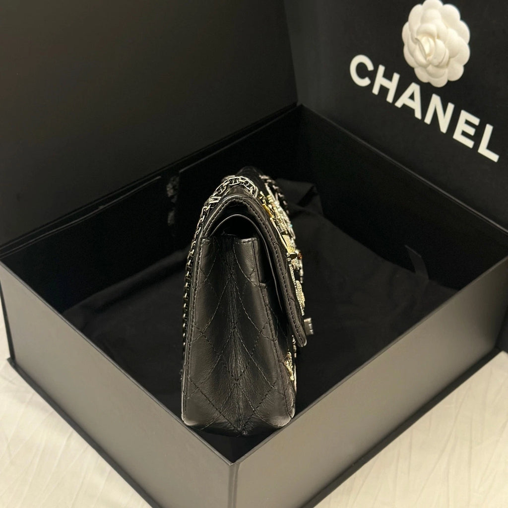 CHANEL 2.55 Mini Badge Limited Edition Shoulder Bag For Women