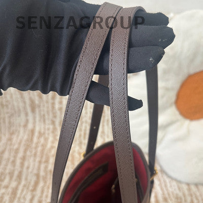 Louis Vuitton Monogram Canvas Noe Bucket Bag Brown Gold Hardware