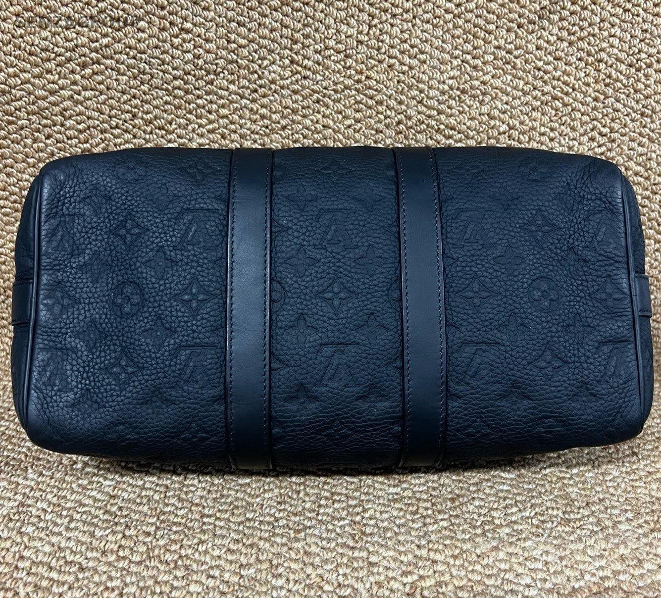 Louis Vuitton Keepall 35 Monogram Top Handle Bag Crossbody Unisex Adults  Black
