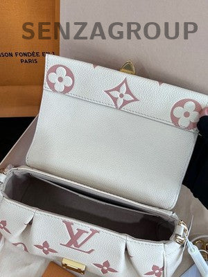 Louis Vuitton Monogram Cloud Chain Shoulder Crossbody Bag White Gold