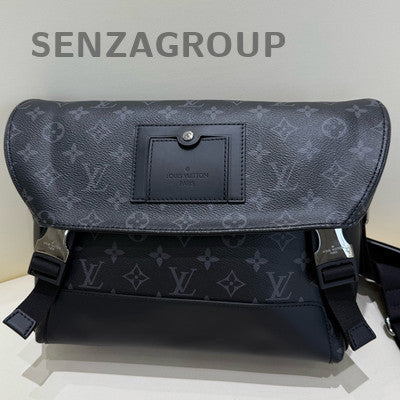 Louis Vuitton Voyager Black Monogram Shoulder Crossbody Bag Men's Classic