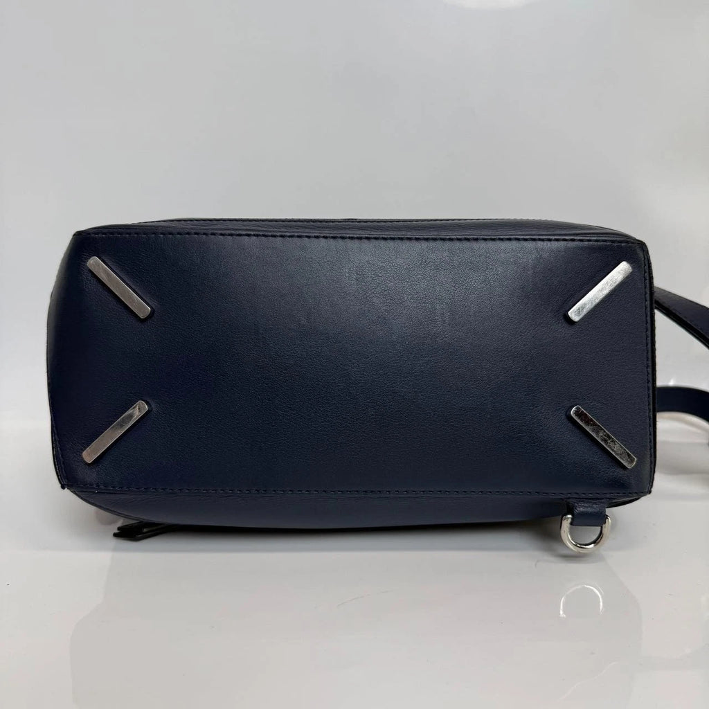 SJ0001 Loewe Medium Puzzle Bag in Navy Blue Calfskin