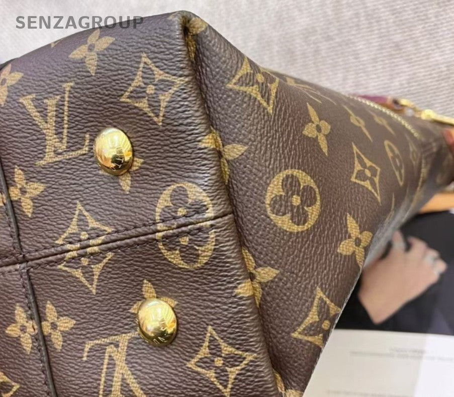 Louis Vuitton Melie Hobo Monogram Shoulder Bag Brown Gold Women Classic