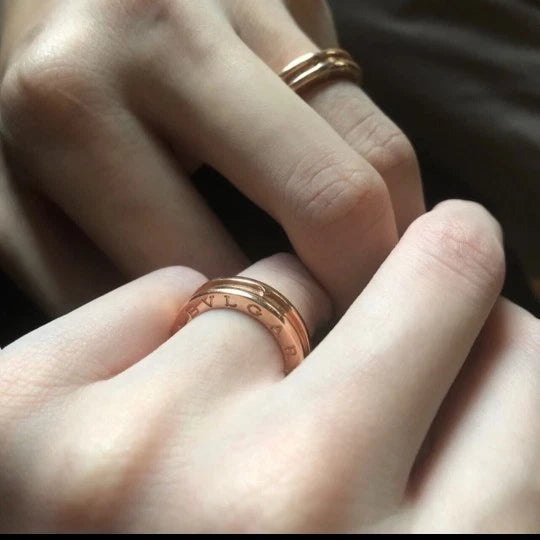 Bvlgari B.Zero1 18k Rose Gold 1 Band Ring EU49/US4.75