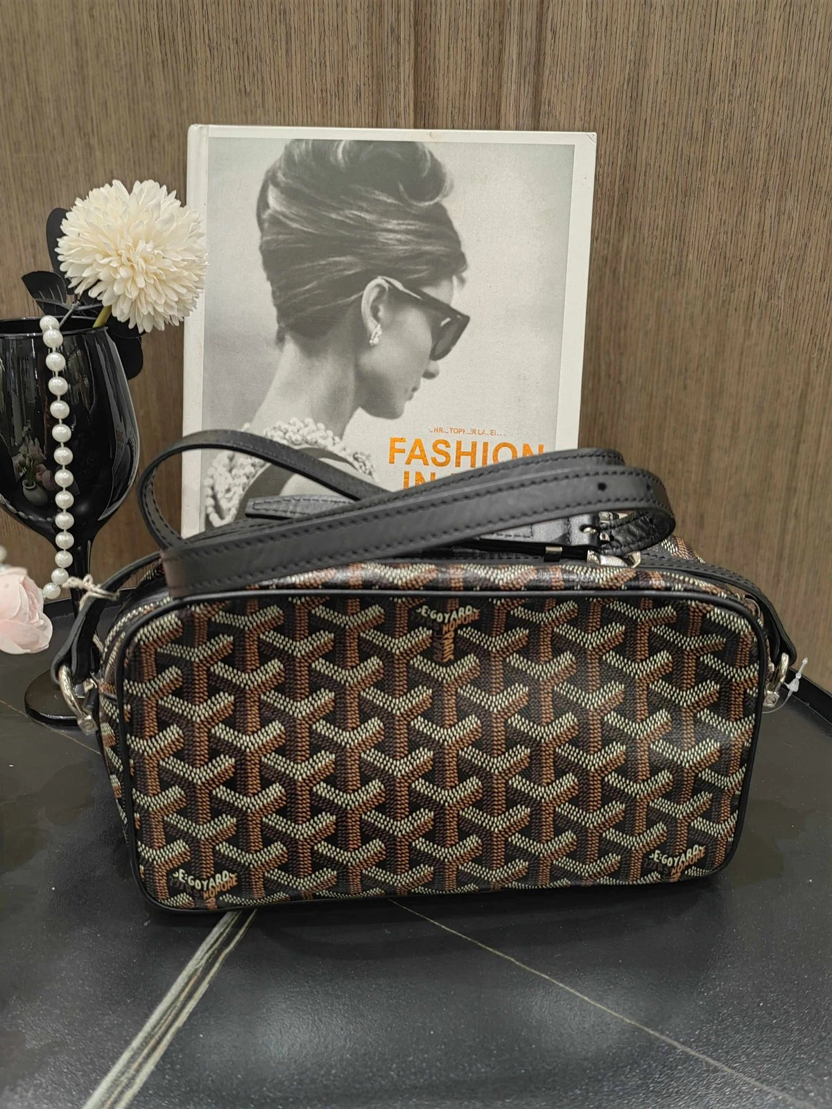 Goyard Y Monogram Canvas Crossbody Shoulder Bag For Women
