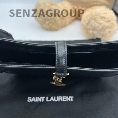 Saint Laurent Mini Black Gold Shoulder Bag Classic Women's Fashion