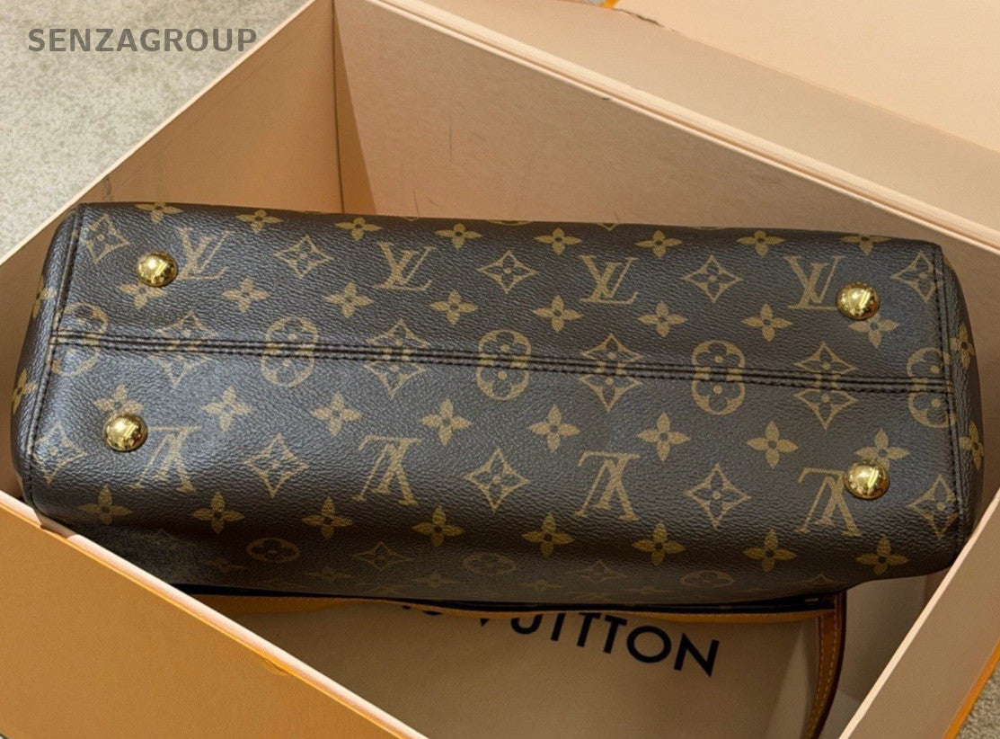 Louis Vuitton Venus Monogram Top Handle Bag Shoulder Bag Brown Gold Women