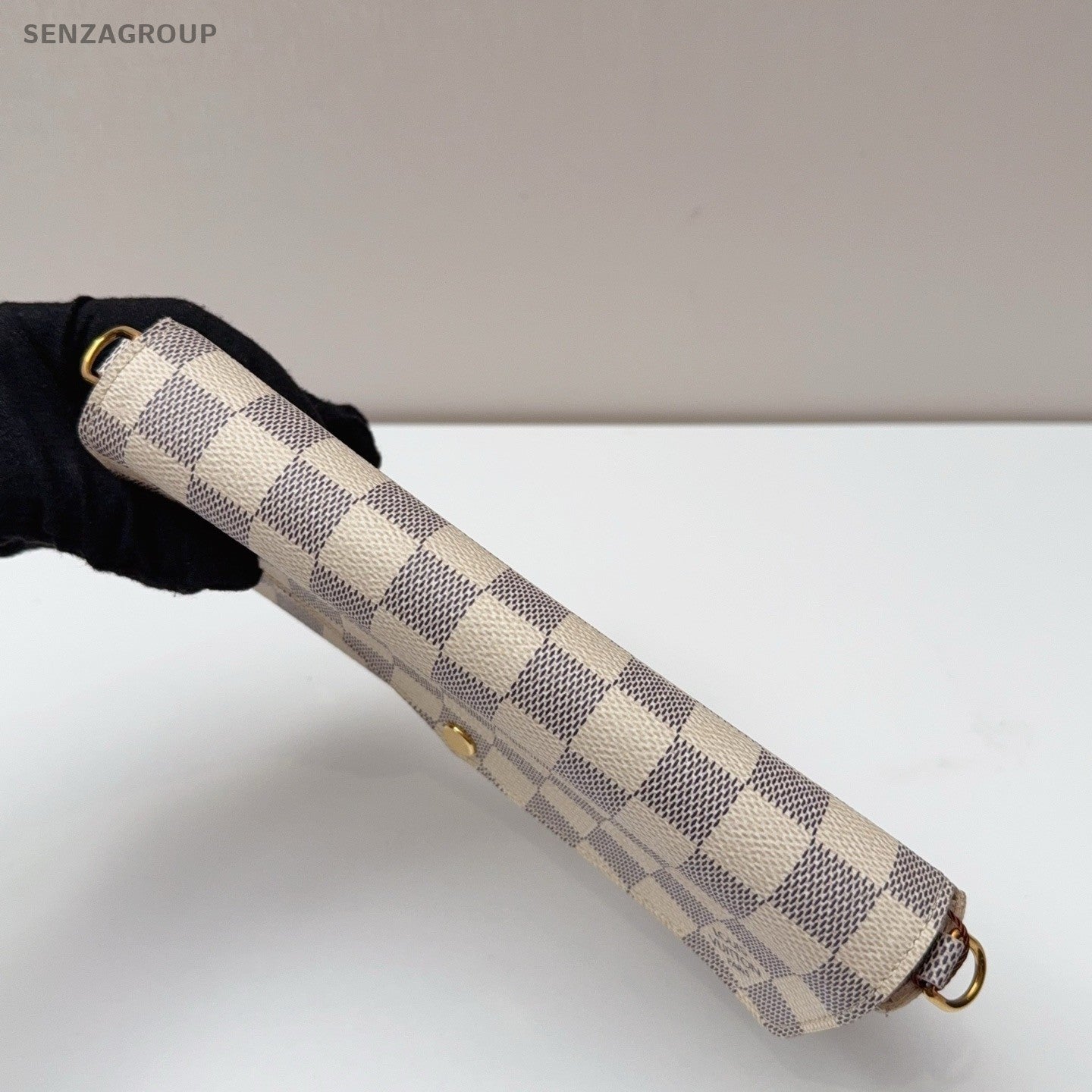 Louis Vuitton Félicie Pochette Damier Ebene Chain Shoulder bag Crossbody Women