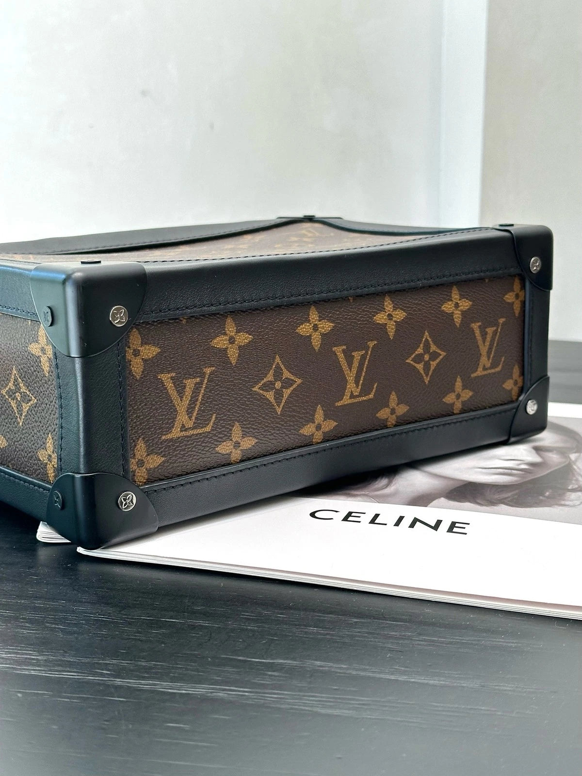 Louis Vuitton Black Soft Trunk Crossbody Bag For Women