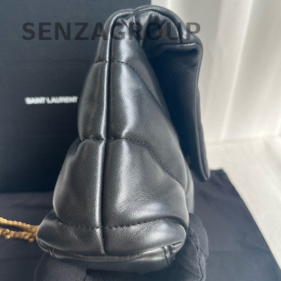 Saint Laurent Black Gold Mini Cloud Bag Chain Shoulder Bag Classic Women