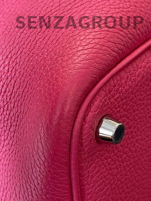 Hermès Picotin 18 Pink Silver Hardware Handbag Women's Classic Fashion