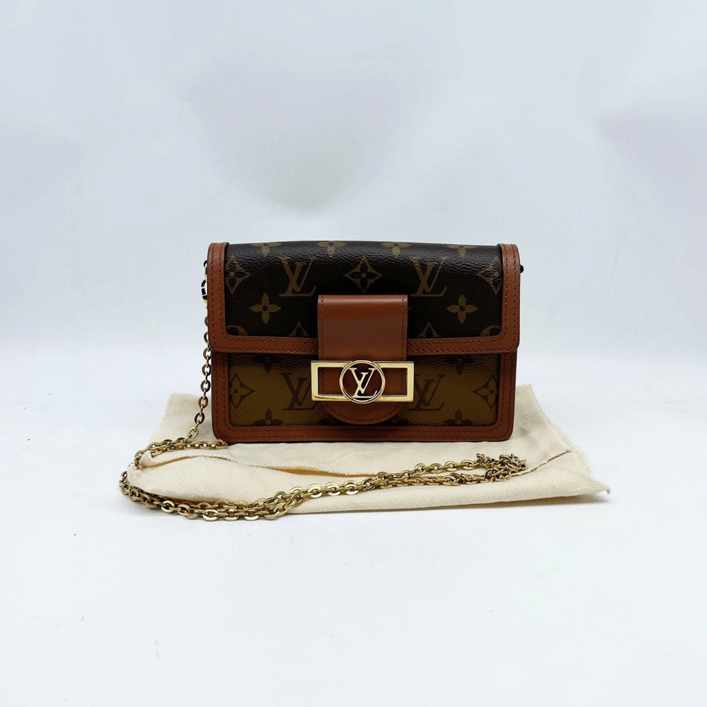 Louis Vuitton Dauphine WOC Chain Crossbody Bag For Women