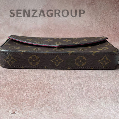 Louis Vuitton Monogram Chain Shoulder Bag Classic Women Fashion
