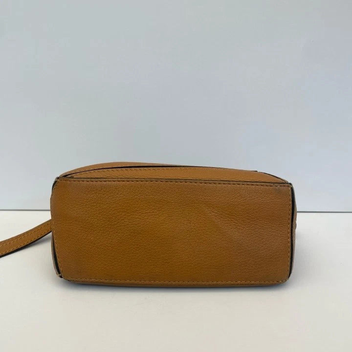 LOEWE Puzzle Mini Brown Geometric Crossbody Bag For Women