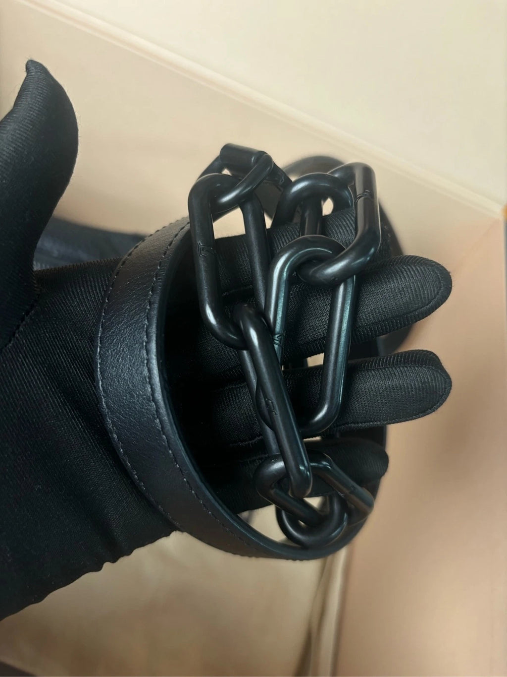 Louis Vuitton Black Embossed Leather Mini Soft Trunk Crossbody Shoulder Bag