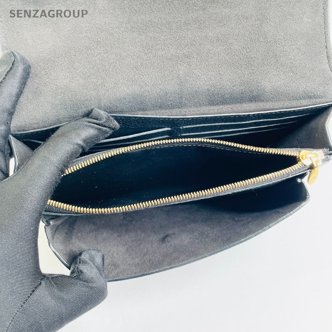 Louis Vuitton Vavin Woc Monogram Empreinte Chain Shoulder bag Black Gold Women