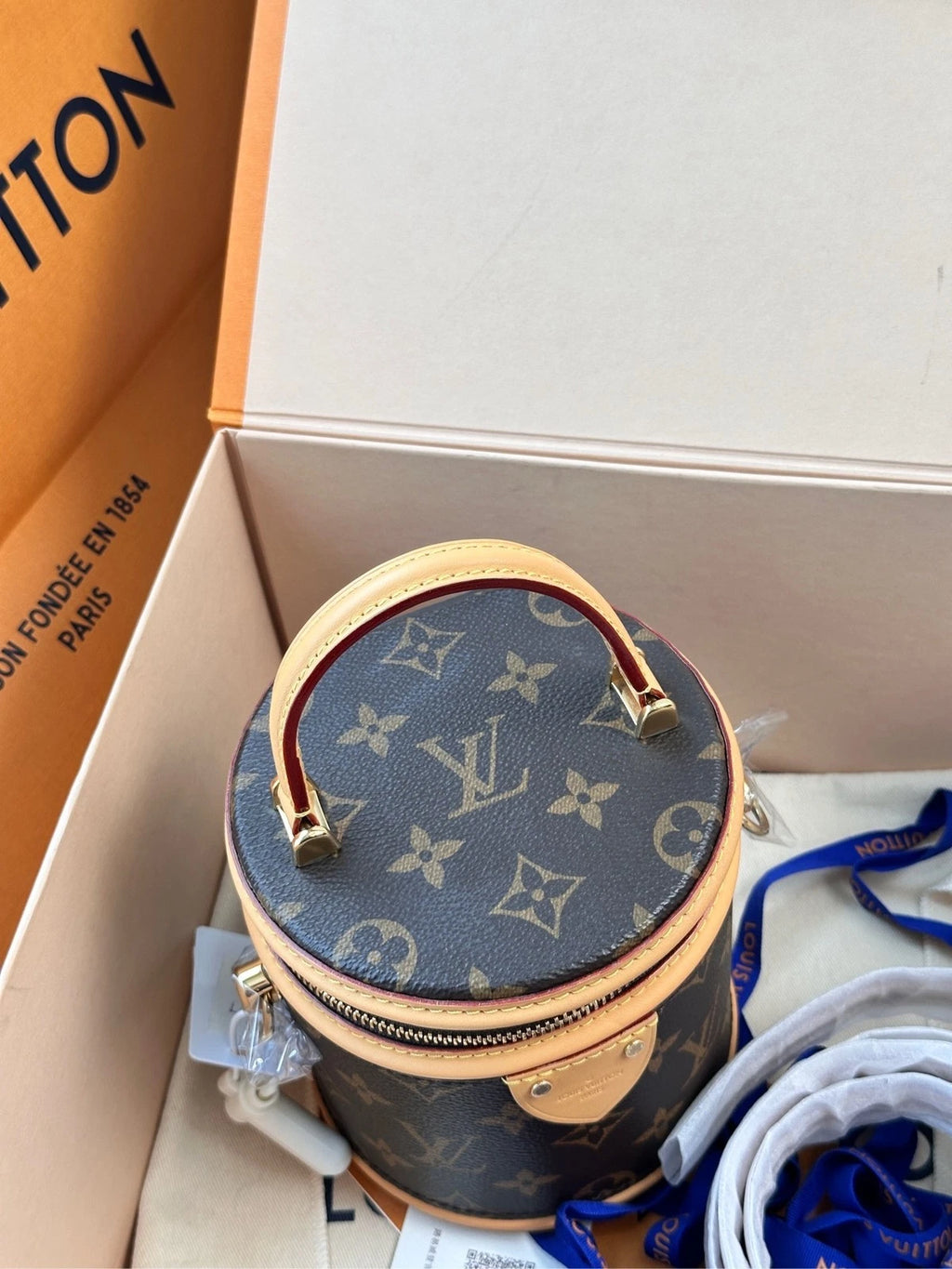 Louis Vuitton Cannes Monogram Canvas Mini Bucket Bag