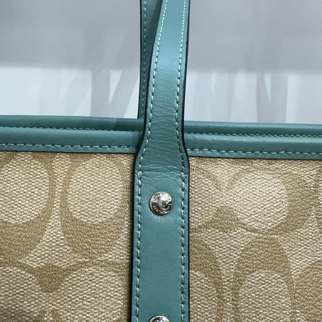 Coach City Zip Tote 30 Monogram Canvas Tote Bag For Women