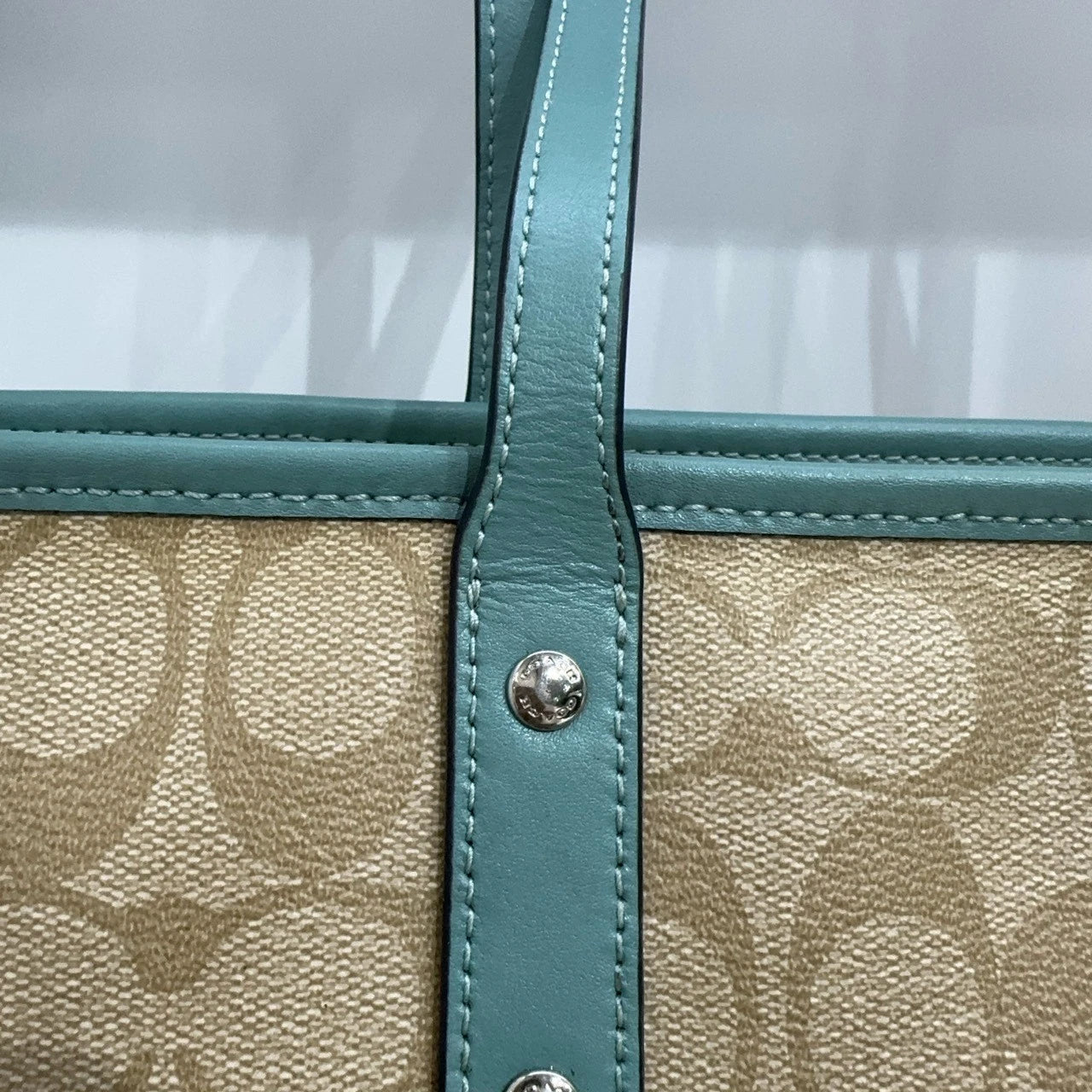 Coach City Zip Tote 30 Monogram Canvas Tote Bag For Women