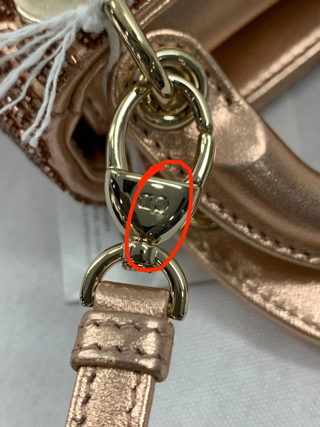 Dior Super Mini LADY DIOR Leather Shoulder Bag For Women
