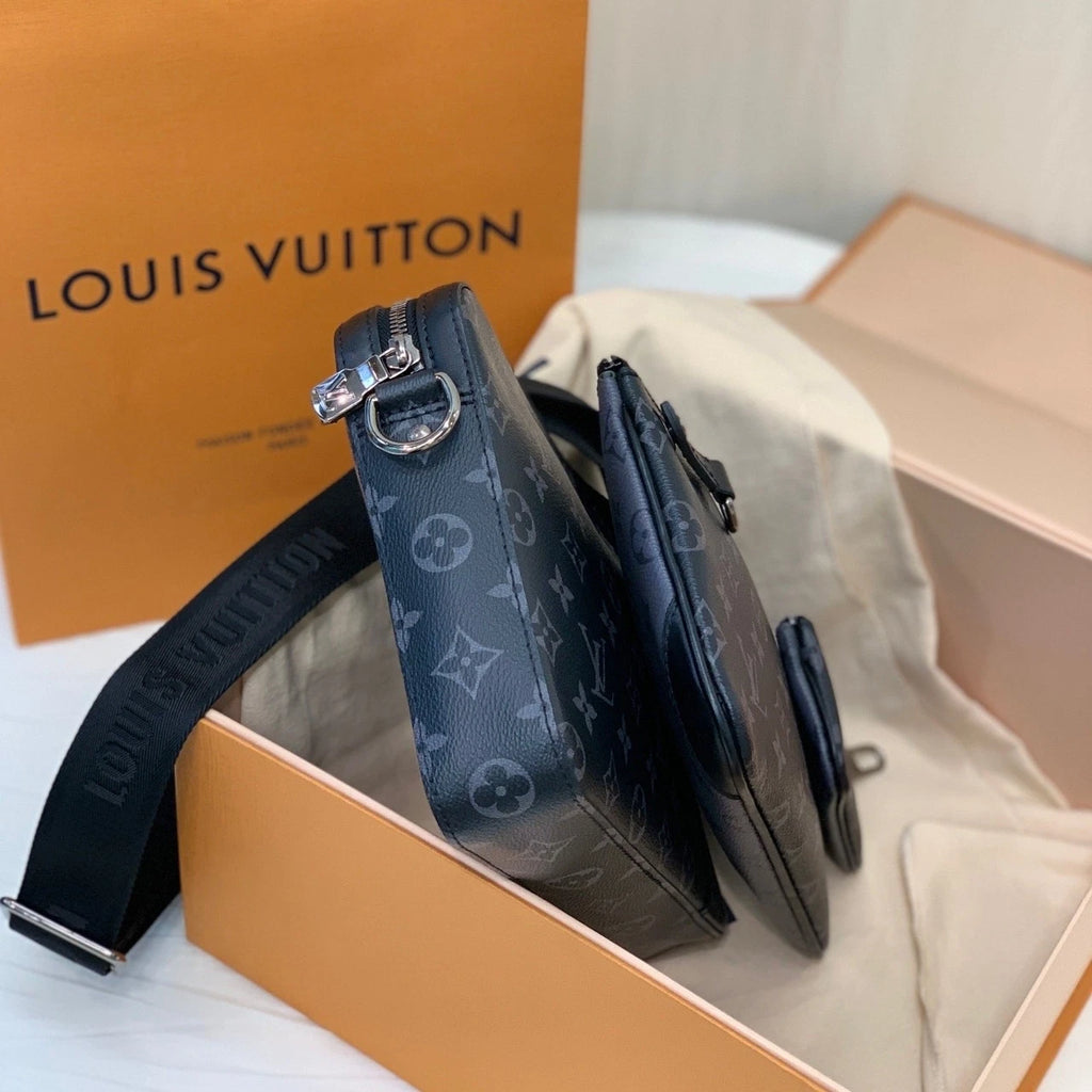 Louis Vuitton Black Trio 3-in-1 Messenger Crossbody Bag