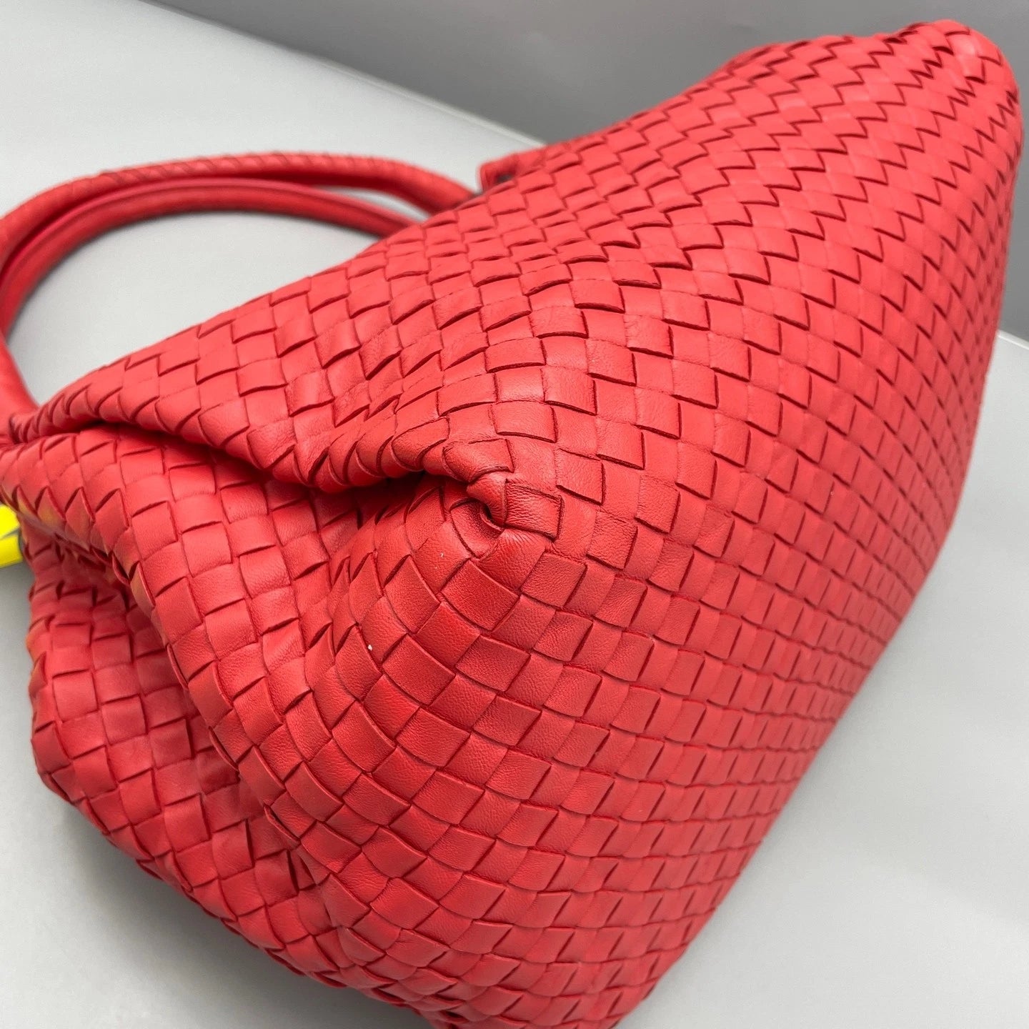 Bottega Veneta Woven Red Tote Hobo Bag For Women