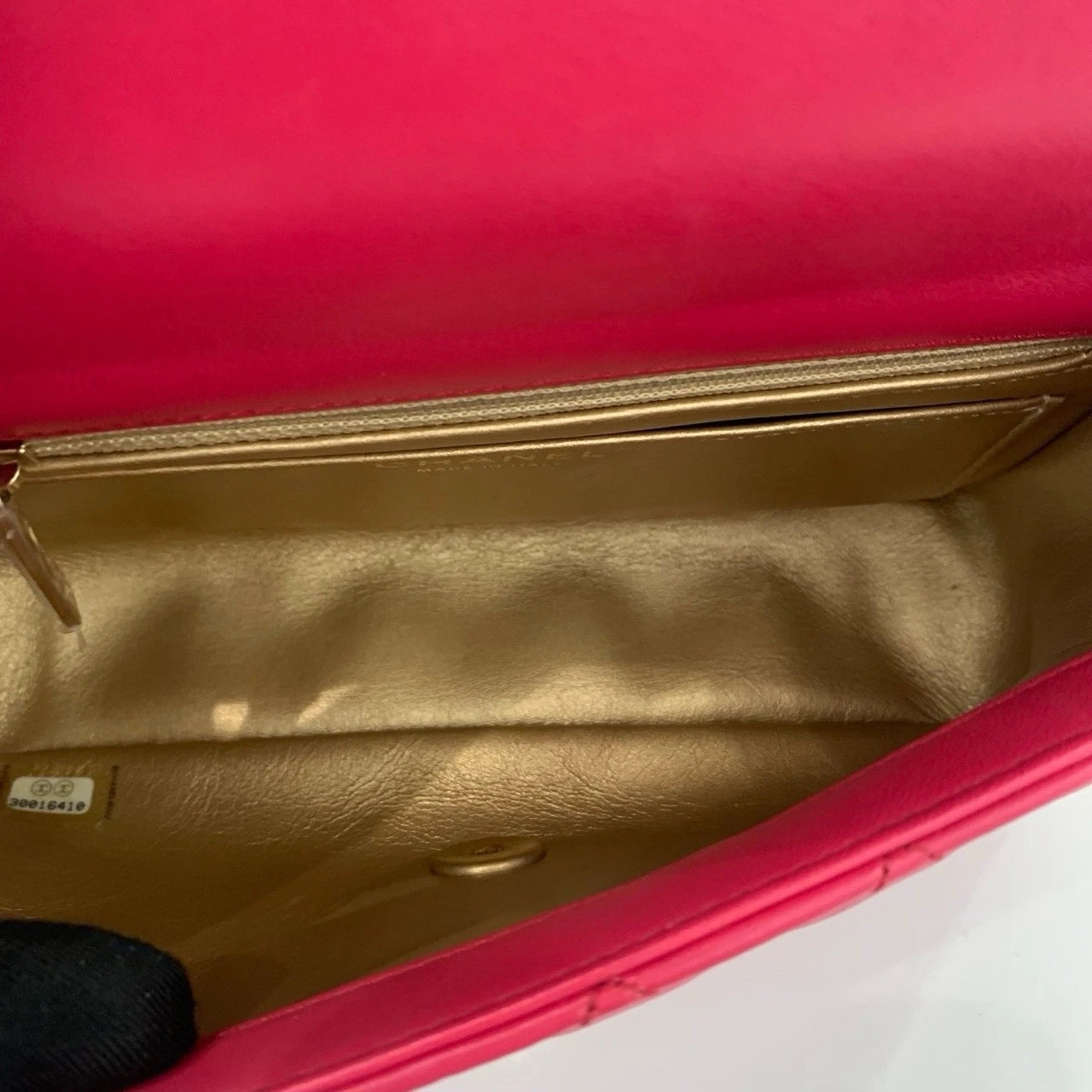 Chanel Gold Ball Mini Classic Flap Bag Pink Gold Chain Shoulder Crossbody