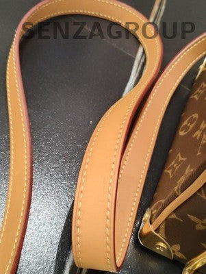 Louis Vuitton Trunk Monogram Brown Gold Chain Crossbody Bag Women