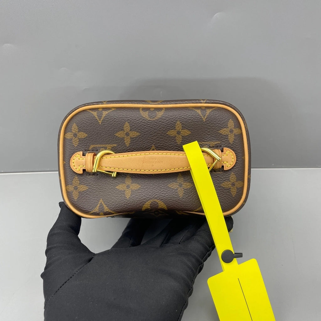 Louis Vuitton Nano Monogram Canvas Cosmetic Case For Women