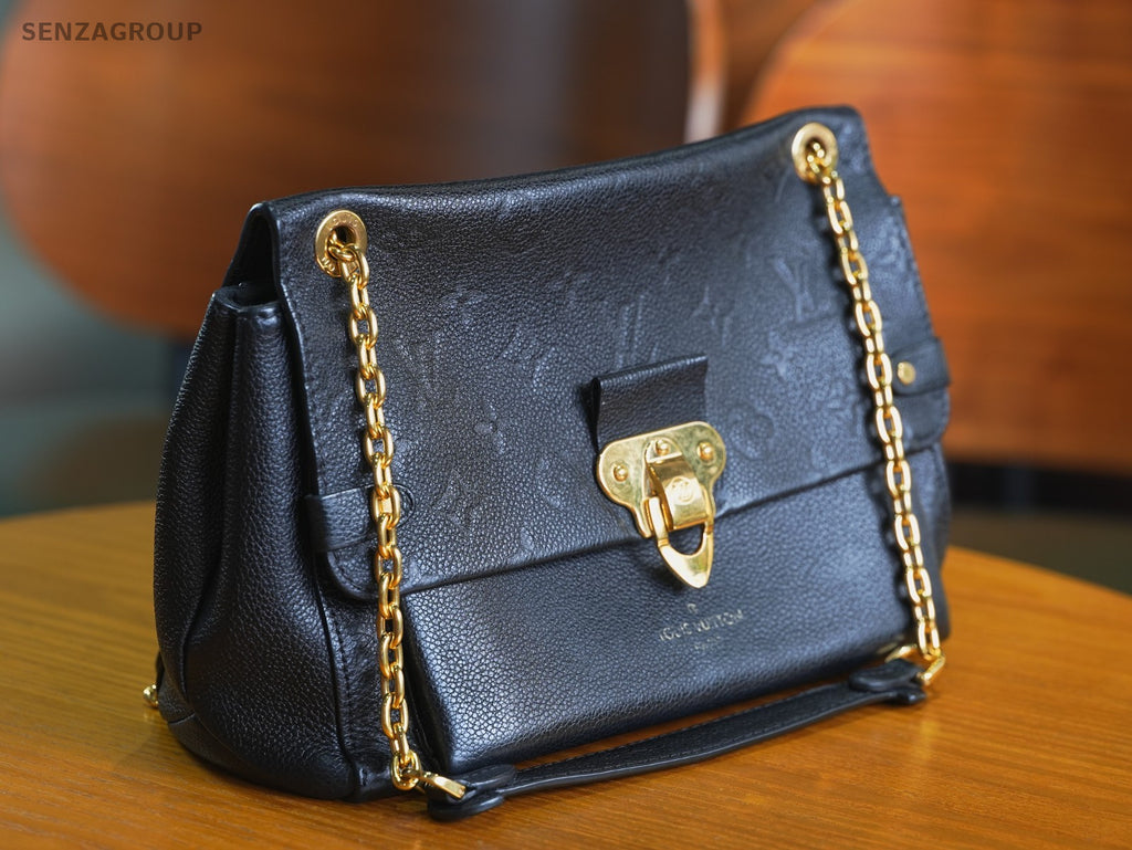 Louis Vuitton Monogram Empreinte Black Vavin MM Shoulder Bag Crossbody