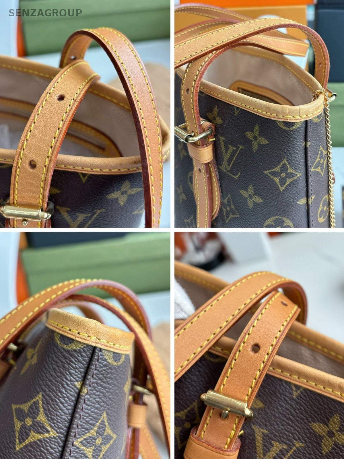 Louis Vuitton Monogram Bucket bag PM Vintage Collection level M42238
