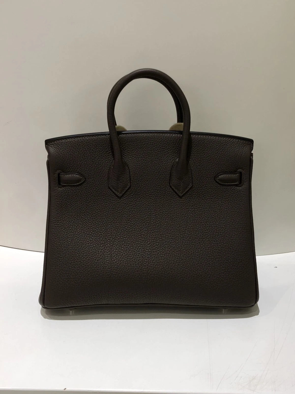 Hermes Birkin25 Togo Brown Women Handbag