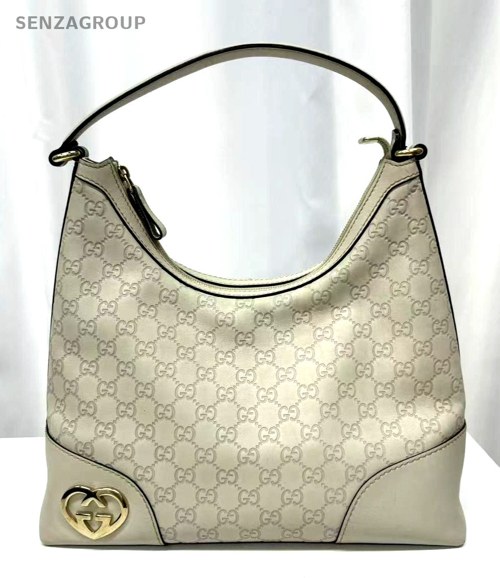 GUCCI Guccissima Lovely White Shoulder bag