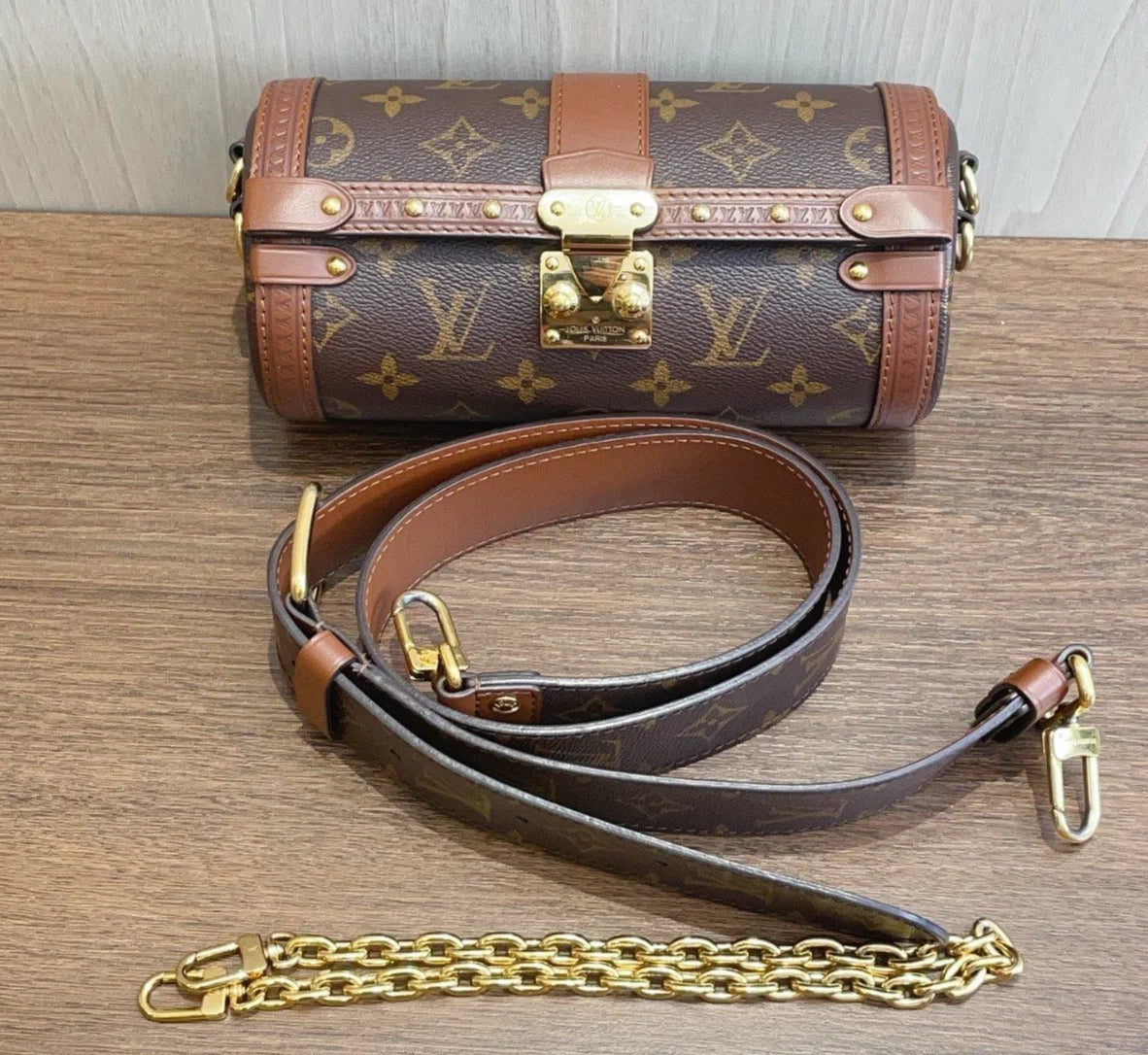 Louis Vuitton Papillon Trunk20 Monogram Shoulder Bag Crossbody Bag Women