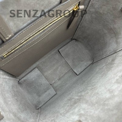 Celine Cabas Tote Grey Bucket Bag Women's Classic Shoulder Handbag