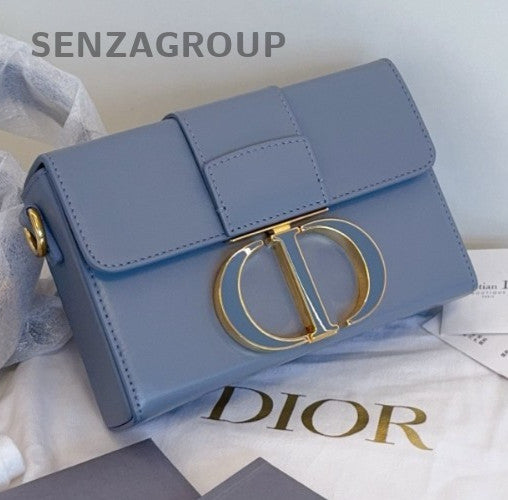 Christian Dior Montaigne Box Haze blue Shoulder bag Almost Brand NEW
