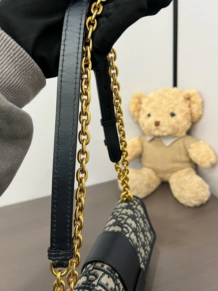 Christian Dior Montaigne30 MM Chain Shoulder Bag Crossbody Women