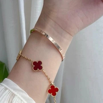 Cartier Love Small Bracelet 10Point Diamonds 18k Rose/Pink Gold Bangle Size16