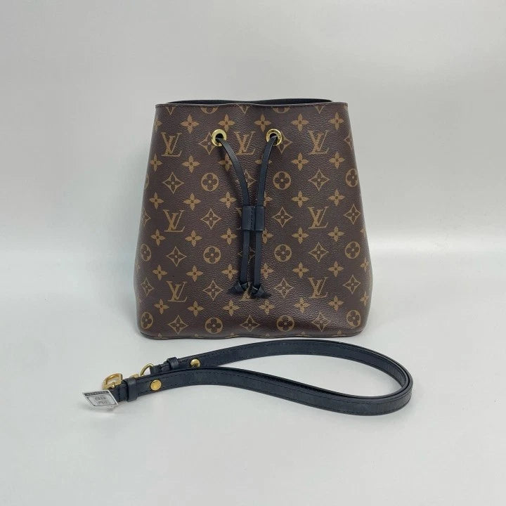 Louis Vuitton Neonoe Monogram Brown Canvas Bucket Bag Women
