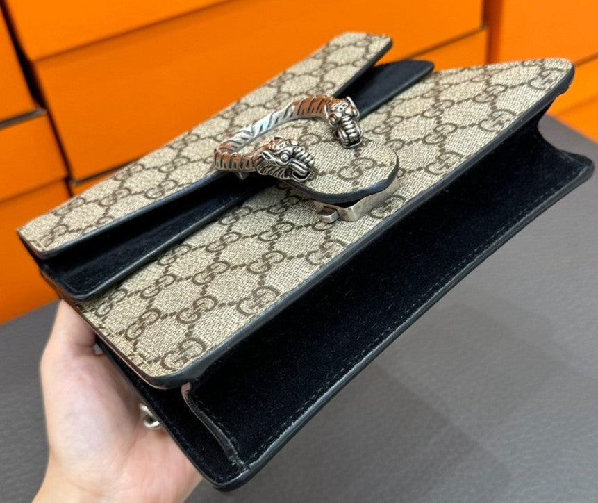 GUCCI Dionysus Monogram small Chain Strap Shoulder bag Crossbody
