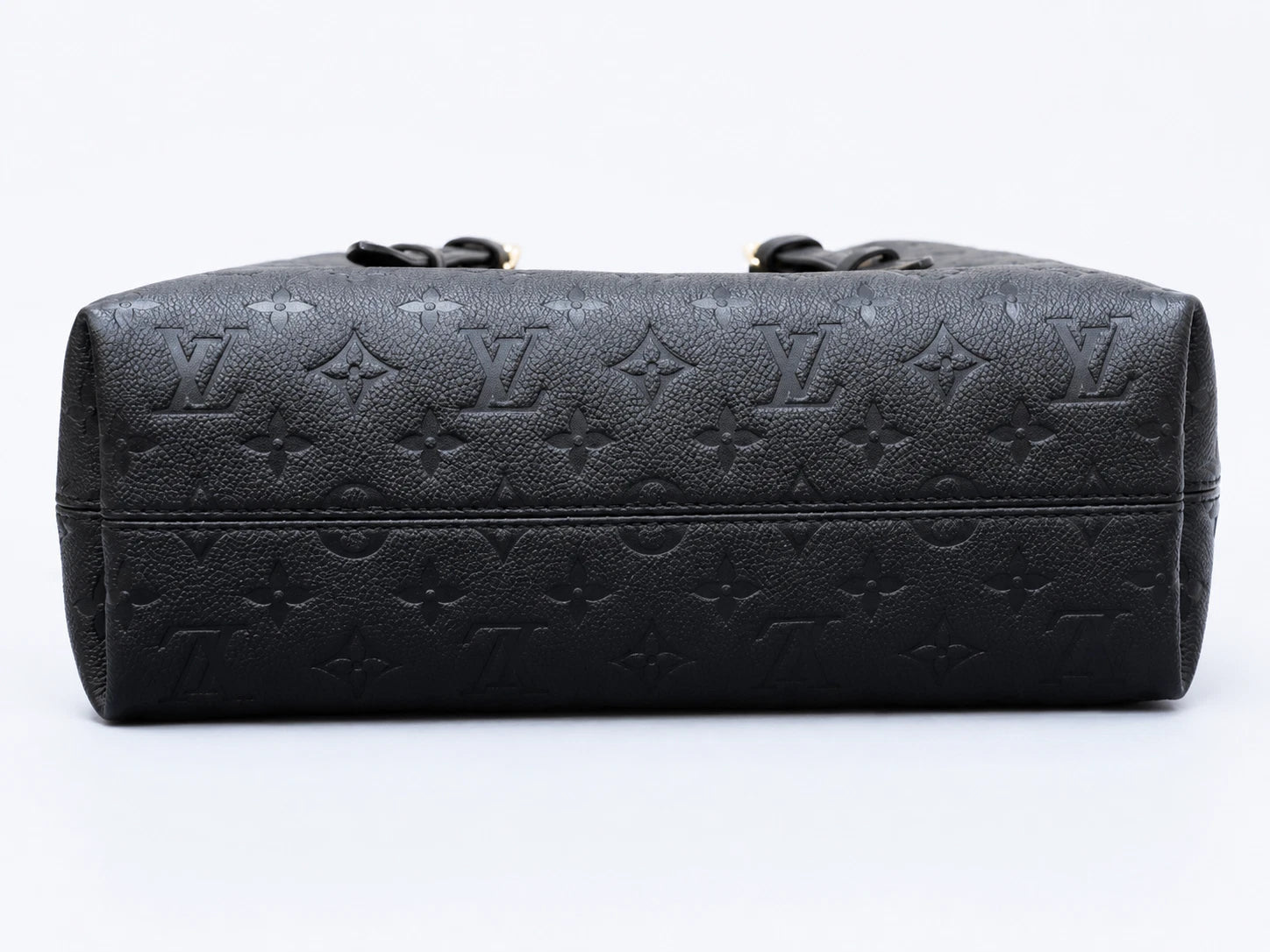 Louis Vuitton Monogram Black Empreinte Babylon Tote Handbag Excellent