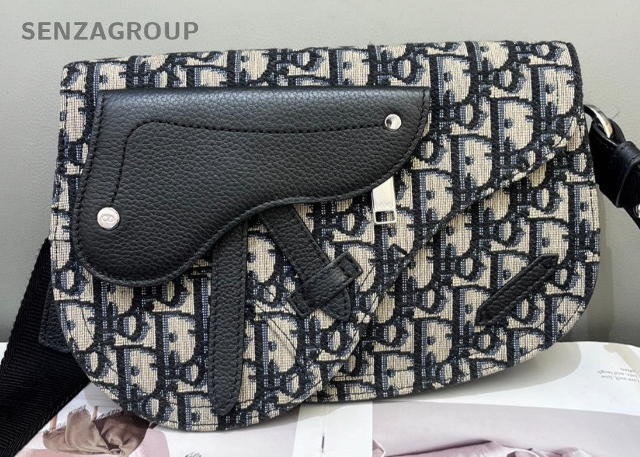 Christian Dior Saddle Monogram Canvas Shoulder bag Classic Crossbody