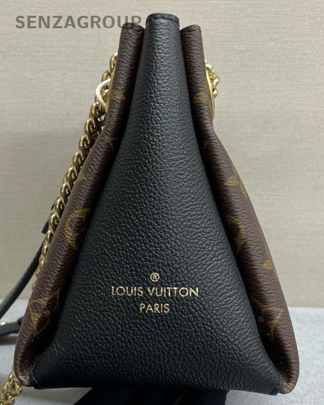 Louis Vuitton Surene BB Monogram Chain Shoulder Bag Crossbody Brown Gold Women
