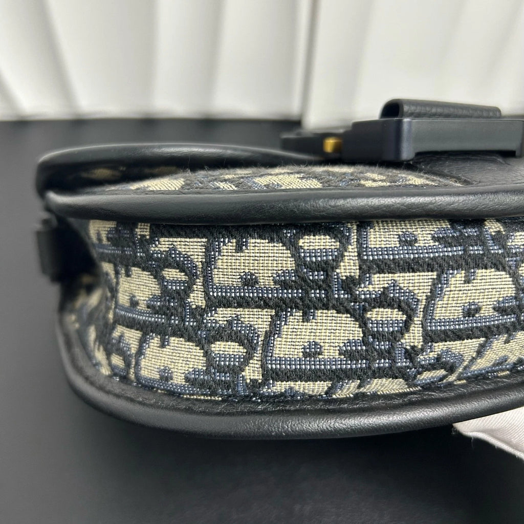 Dior Saddle Monogram Canvas Shoulder Bag Excellent