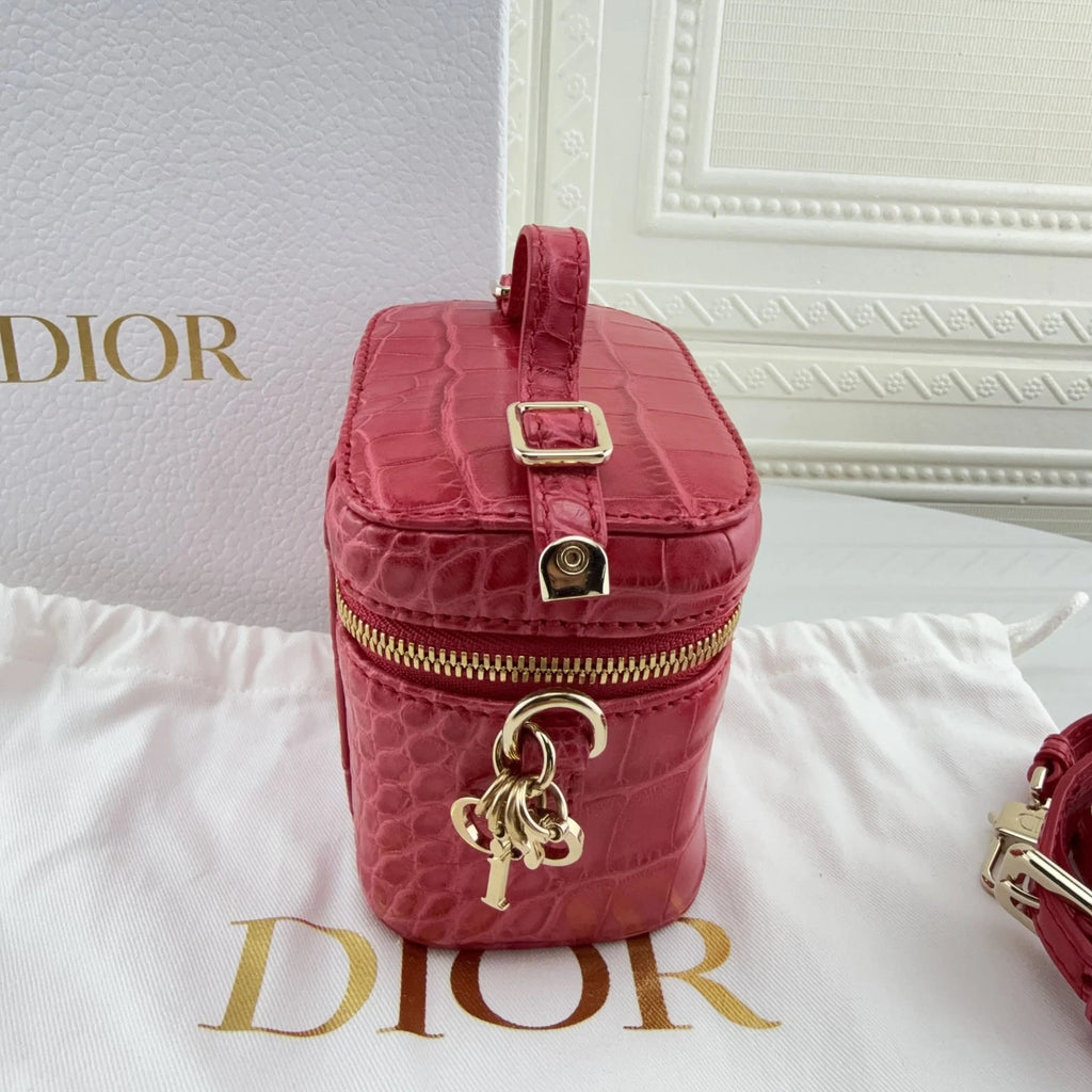Dior Vanity Red Top Handle Excellent